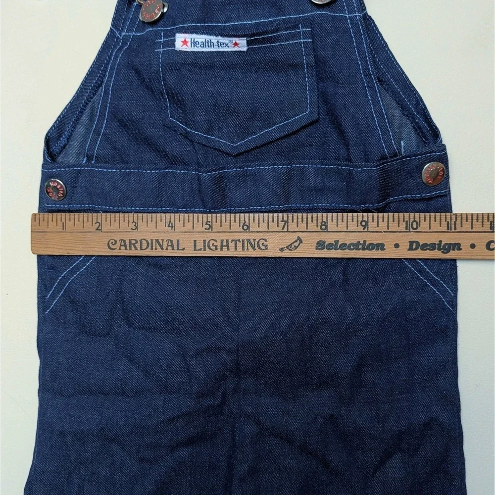 Vintage Healthtex 80s Denim Blue Bib Overalls Infant‎ Baby Size 18 Months